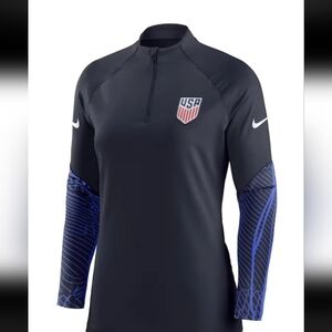 Copy Nike USA Team Quarter Zip Pullover Athletic Athleisure Y2K Sport Unisex New